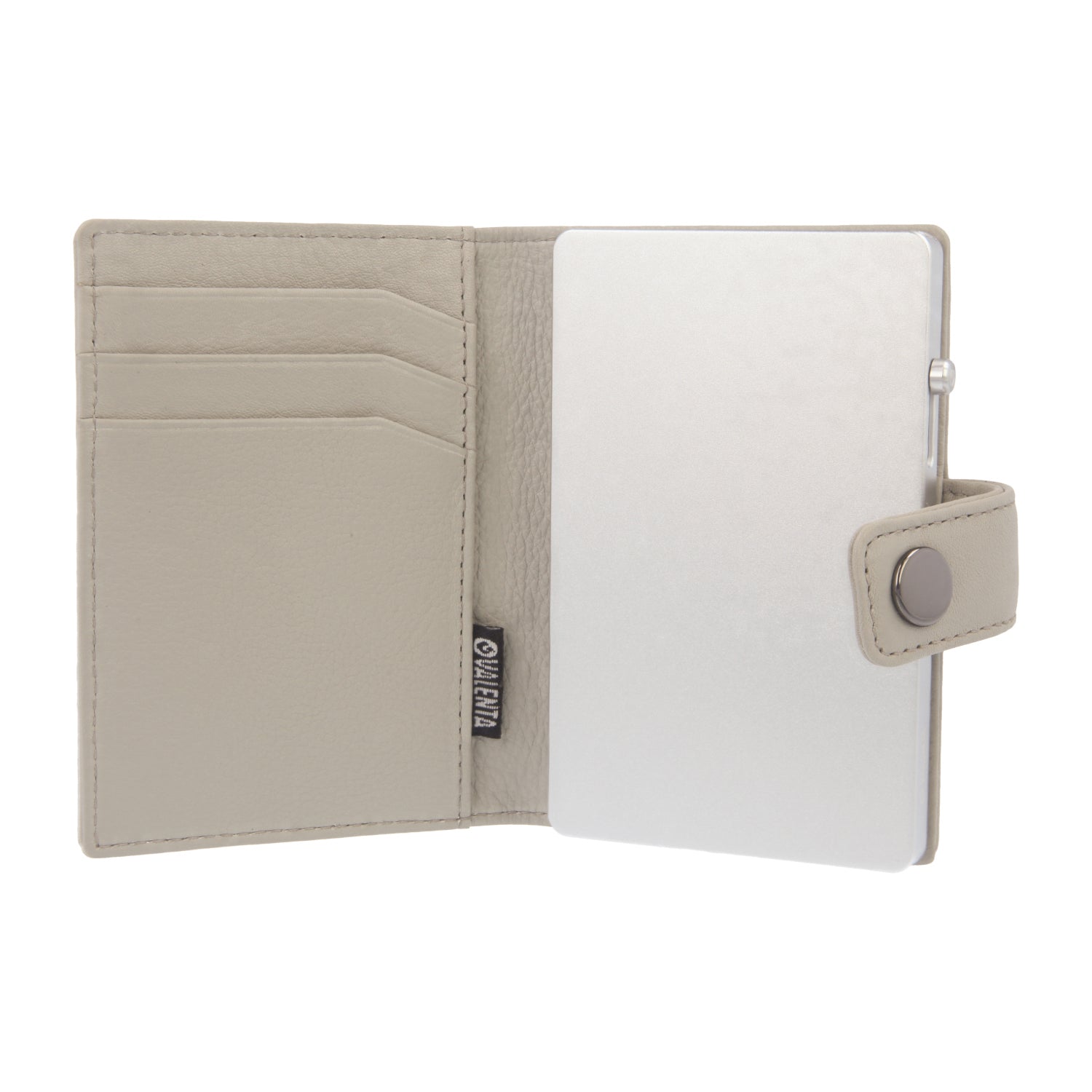 Cardprotector Thin Silver + Card Wallet Standard Off-White