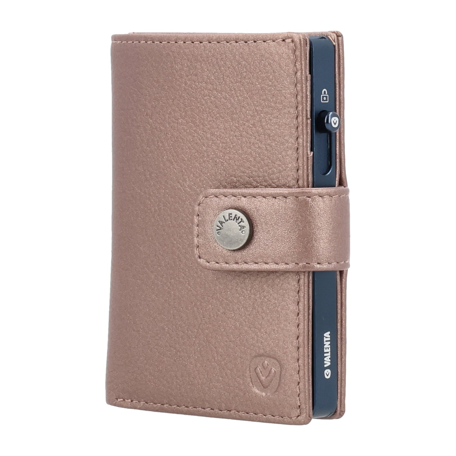 Cardprotector Titanium Blue + Card Wallet Luxe Metallic Copper