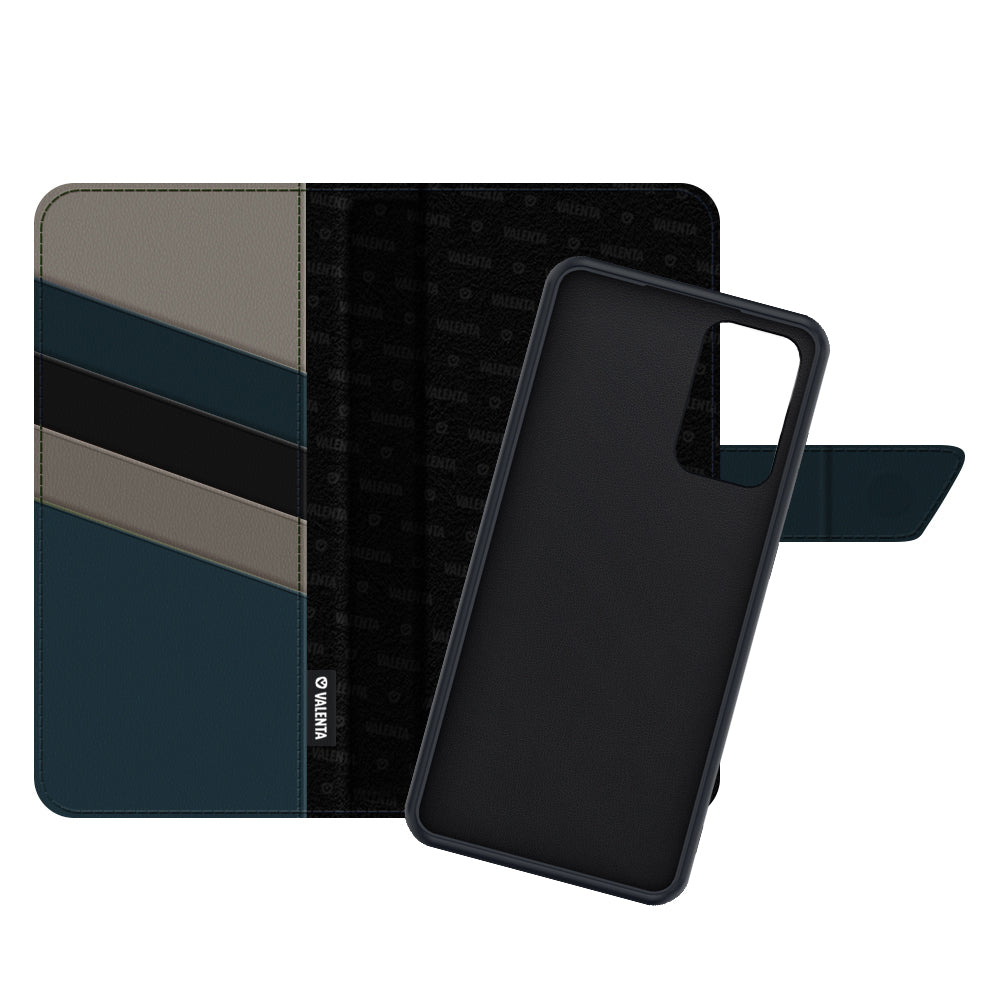 2-in-1 Wallet Leer Samsung Galaxy A72 Zwart