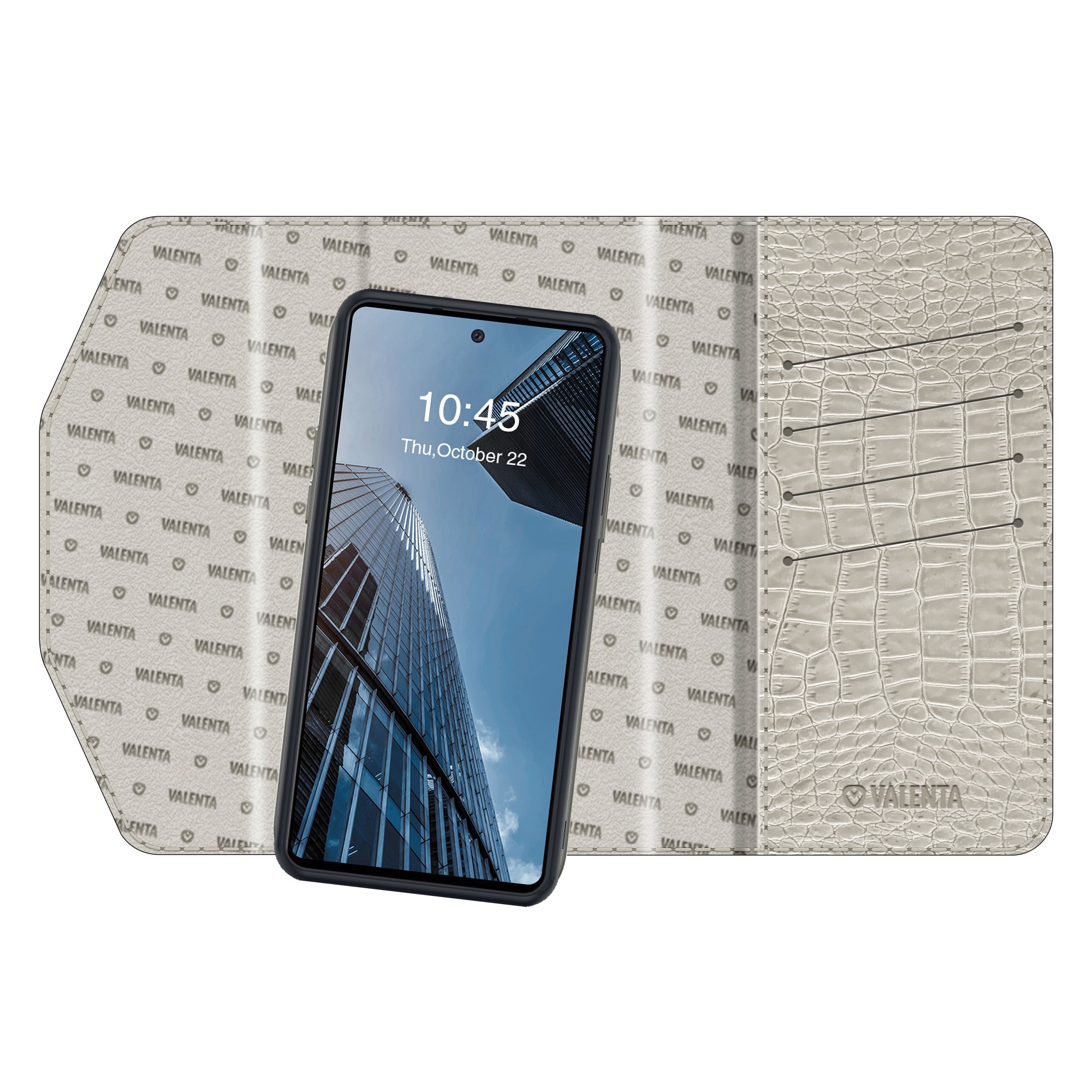 2-in-1 Clutch Samsung Galaxy S21 Ultra Zwart