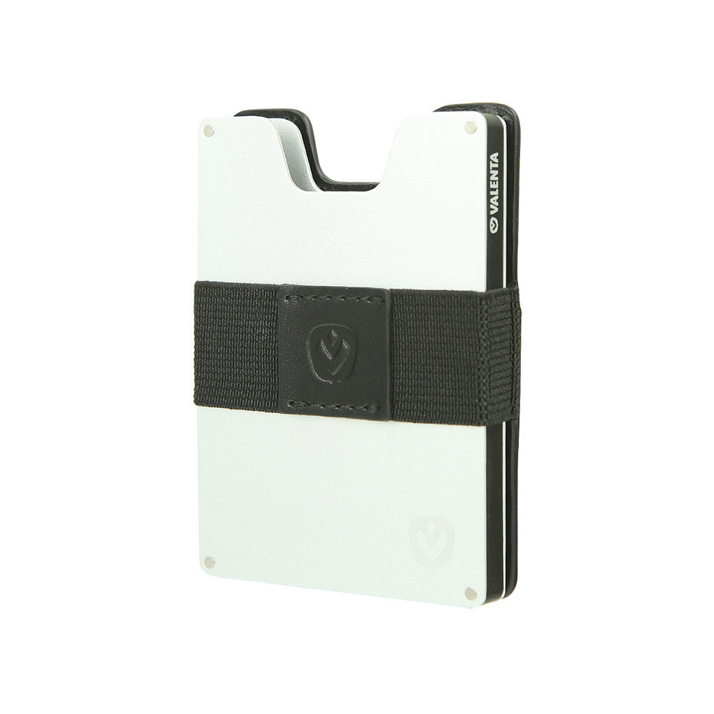 Card Case Alu + Money Strap Black - valenta.com