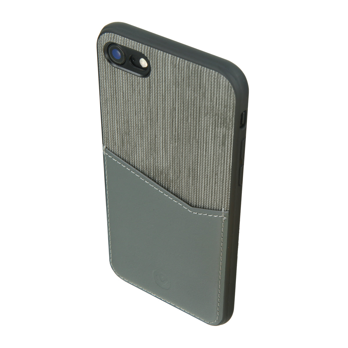 Back Cover Kaarthouder Grijs iPhone SE 2020/2022/8 - valenta.com