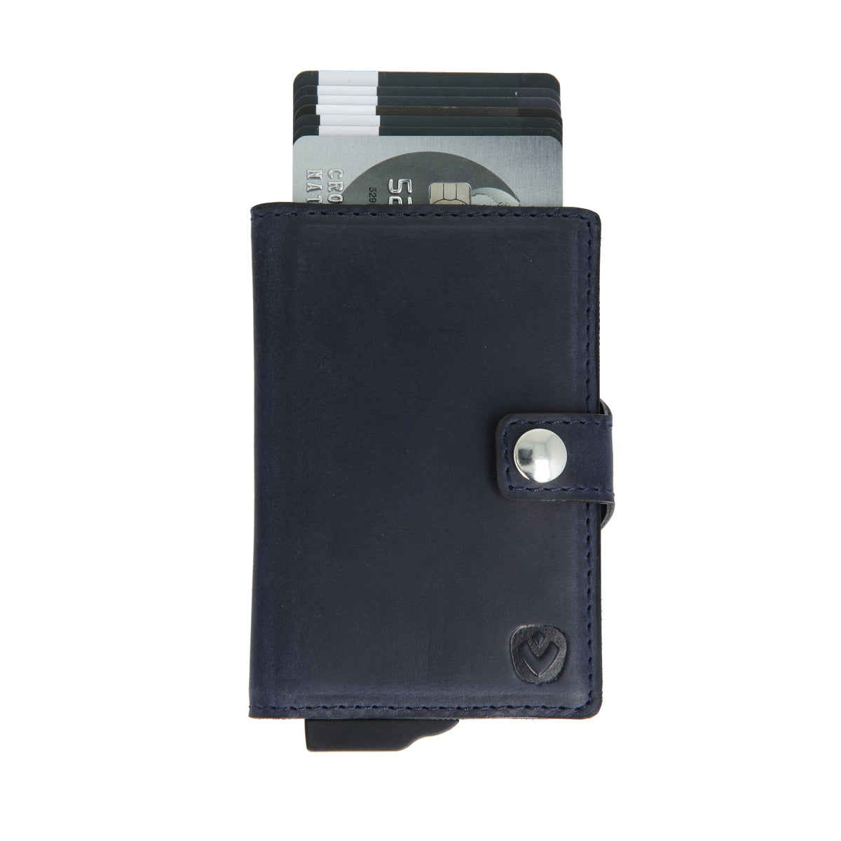 Card Case Plus Wallet Vintage Blue