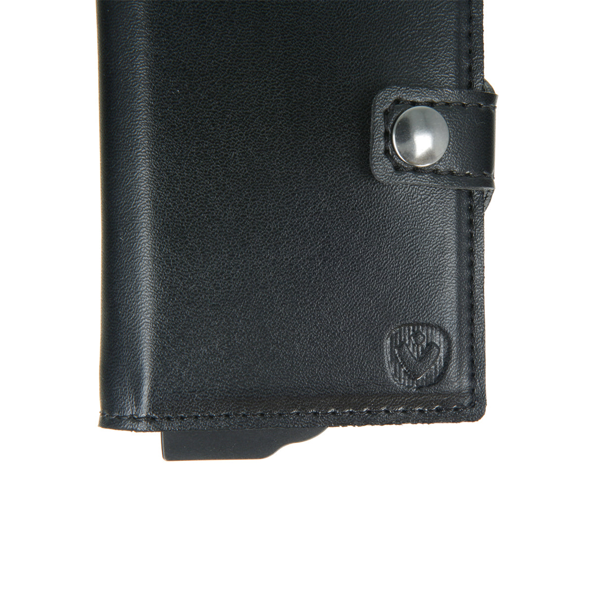 Card Case Plus Essential Wallet Black PU - valenta.com