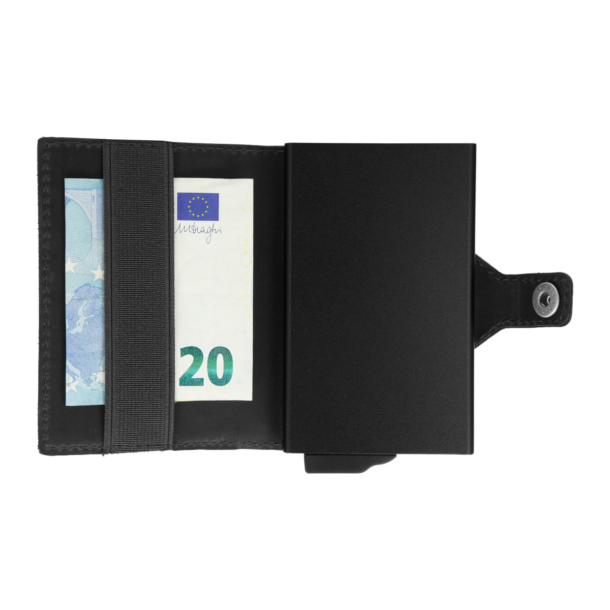 Card Case Plus Wallet Vintage Black