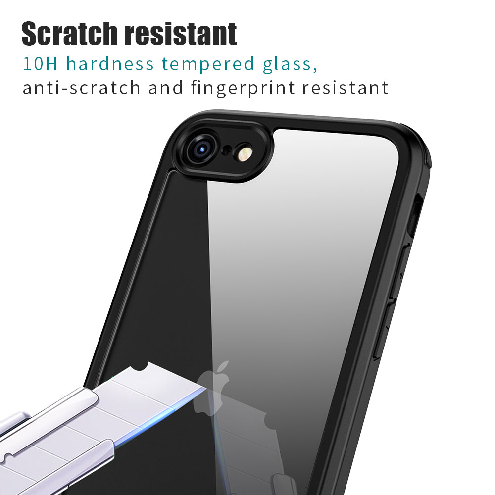Full Cover Tempered Glass Zwart iPhone SE 2020/2022/8