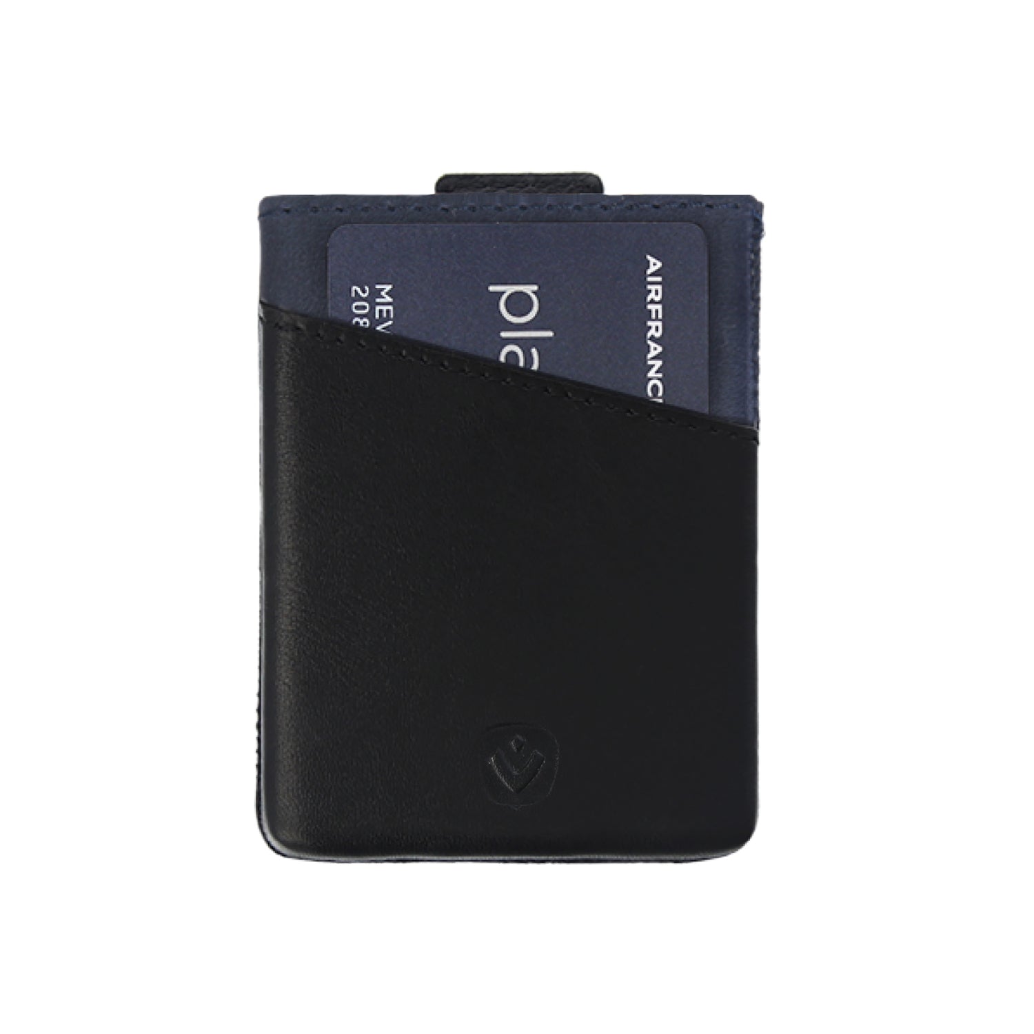 Card Case Pocket Duo Black - Vintage Blue