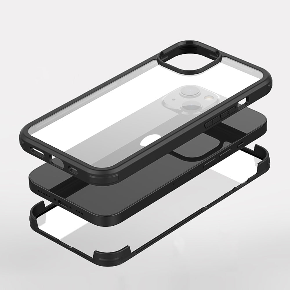 Full Cover Tempered Glass Zwart iPhone 14 Plus