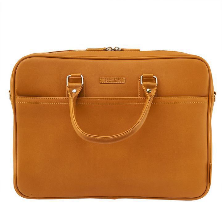 Laptoptas 15.6" Leer Camel