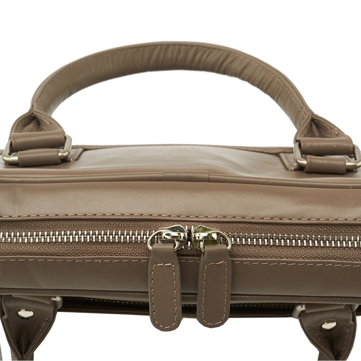 Laptoptas 15.6" Leer Taupe