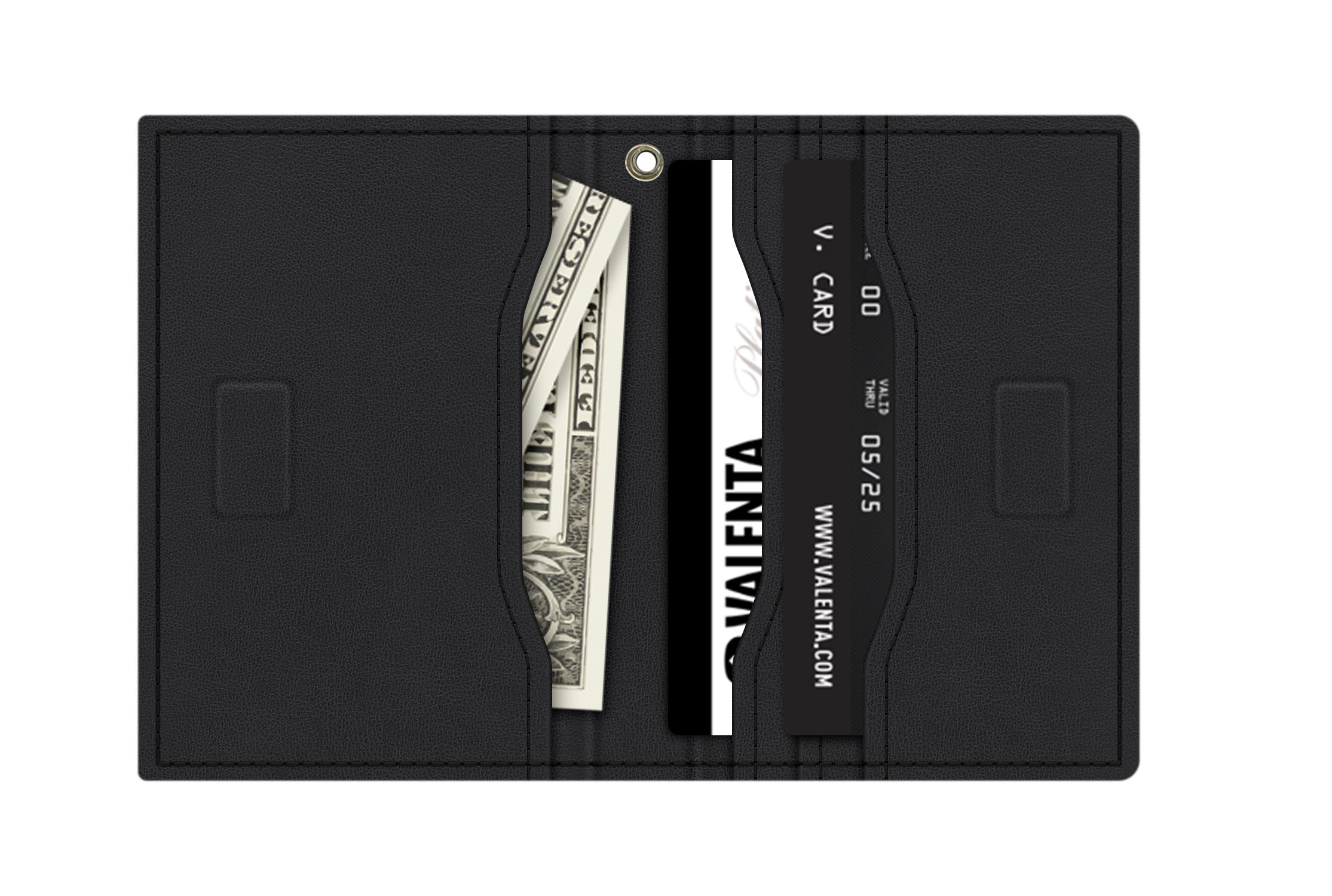 Card Wallet MagSafe Leather Black
