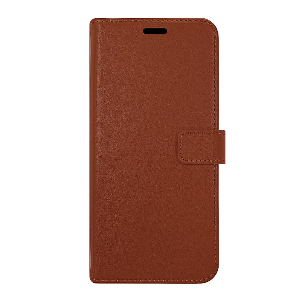 Book Case Leather Brown iPhone 15 Plus