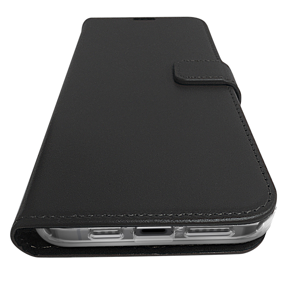 Book Case Leather Black – Apple iPhone 15 Pro