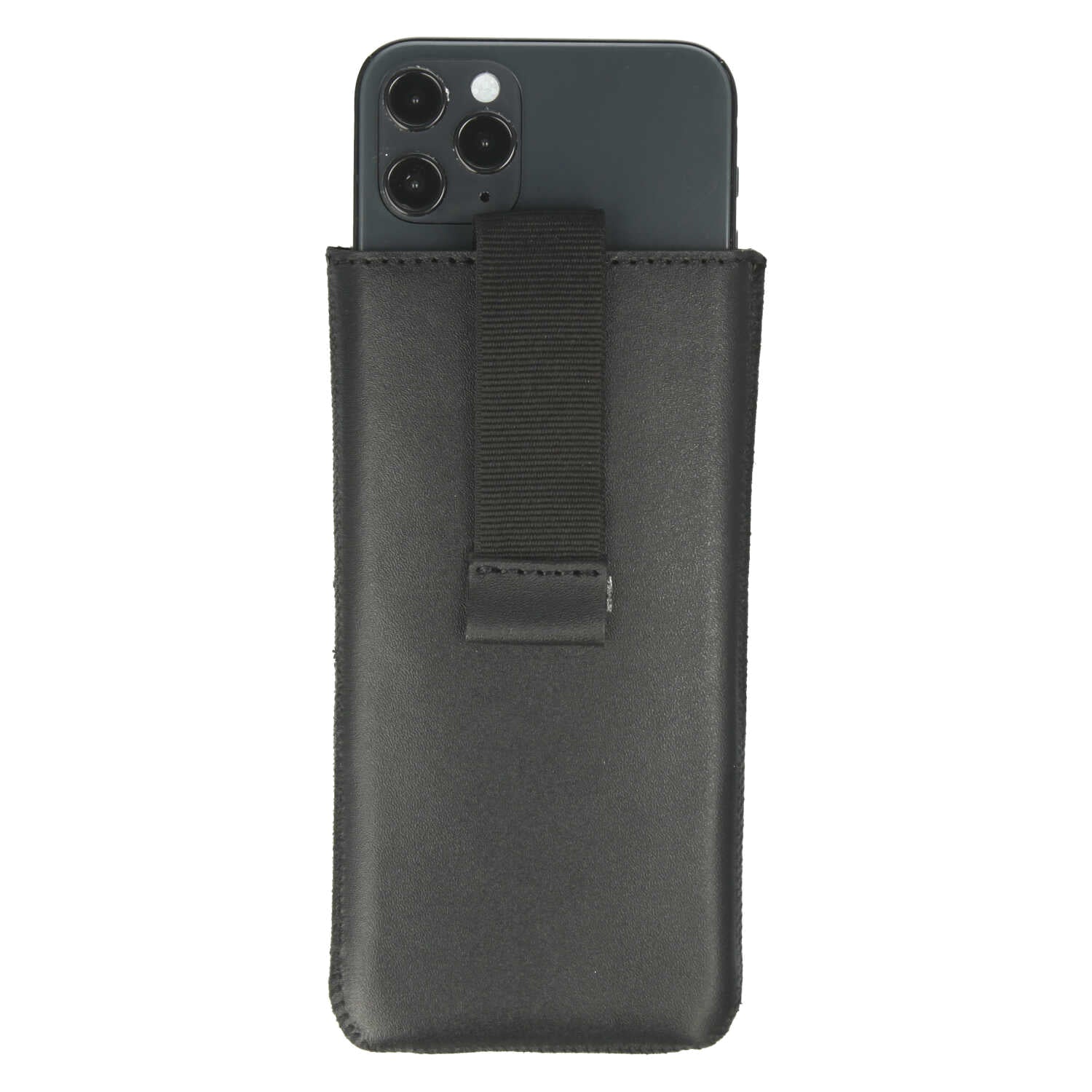 Pocket Classic Black 47 - H158 x B77 x D8 for Samsung A54 / iPhone 15 Pro Max