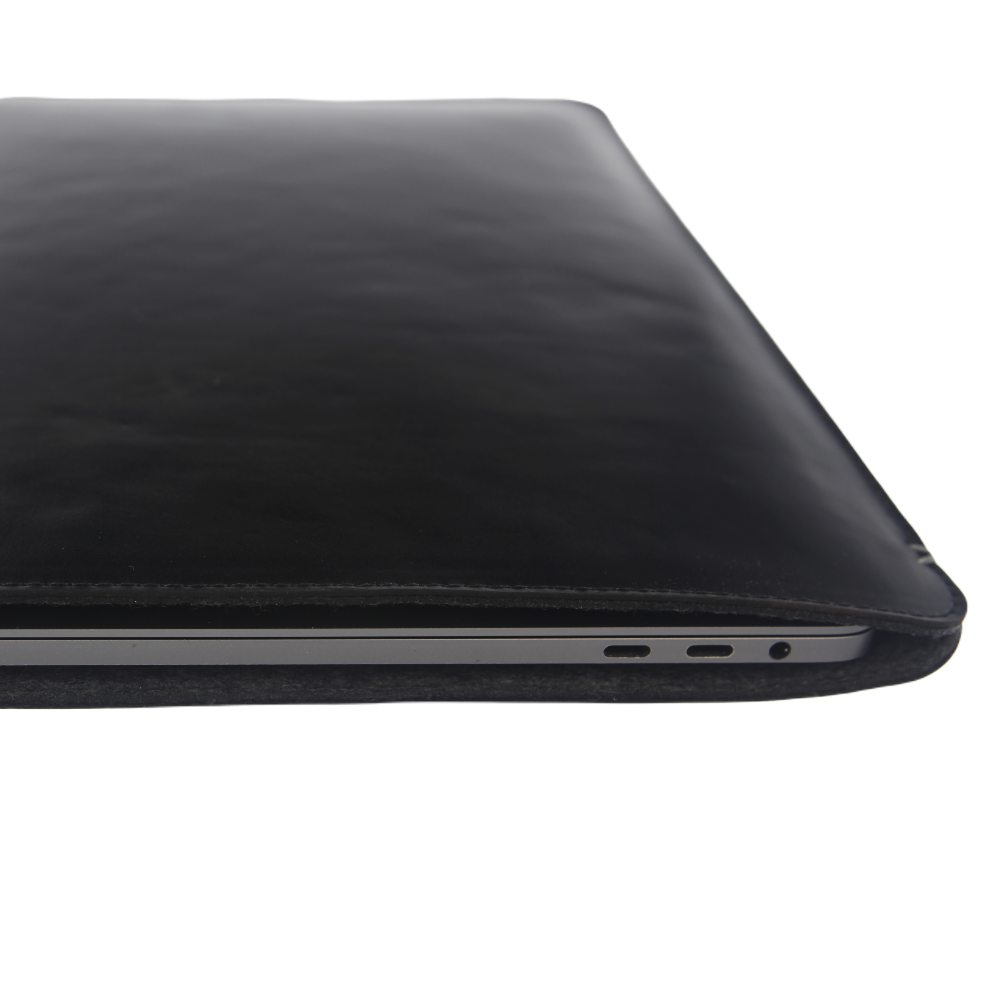 Laptophoes Leer MacBook Pro 13" / Air 13 inch (225 x 310 x 5 mm)