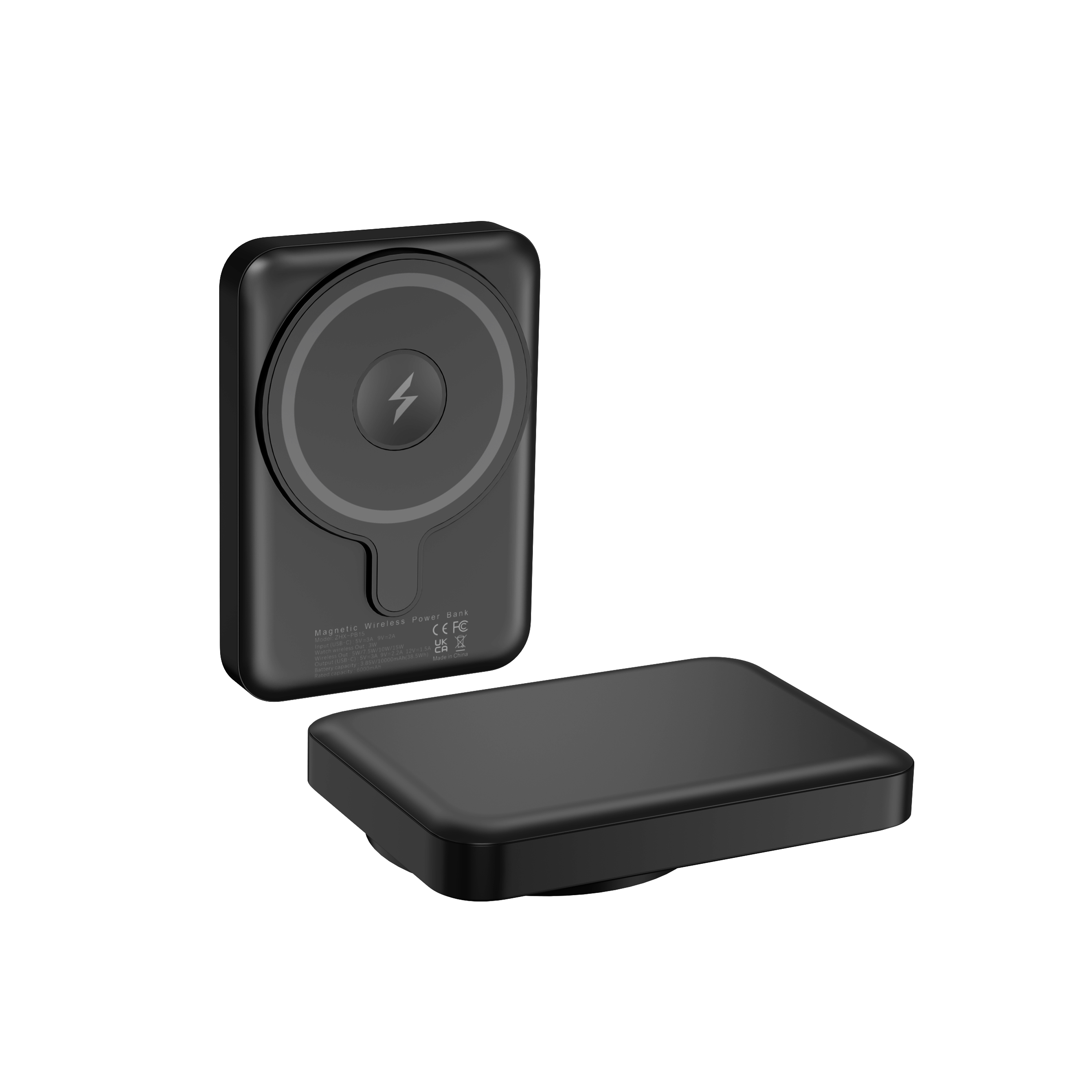 3 in 1 Magnetic Wireless Charger Black