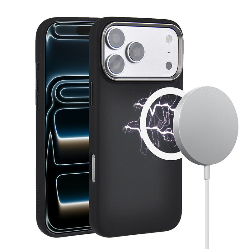 Back Cover Silk MagSafe Schwarz iPhone 18/17 Pro Max