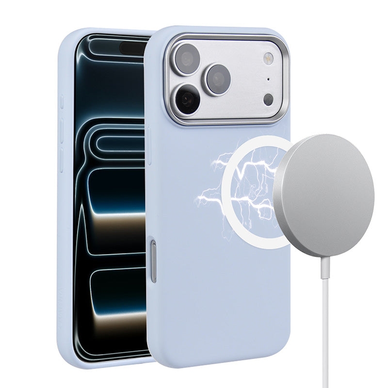 Back Cover Silk MagSafe Hellblau iPhone 18/17 Pro Max