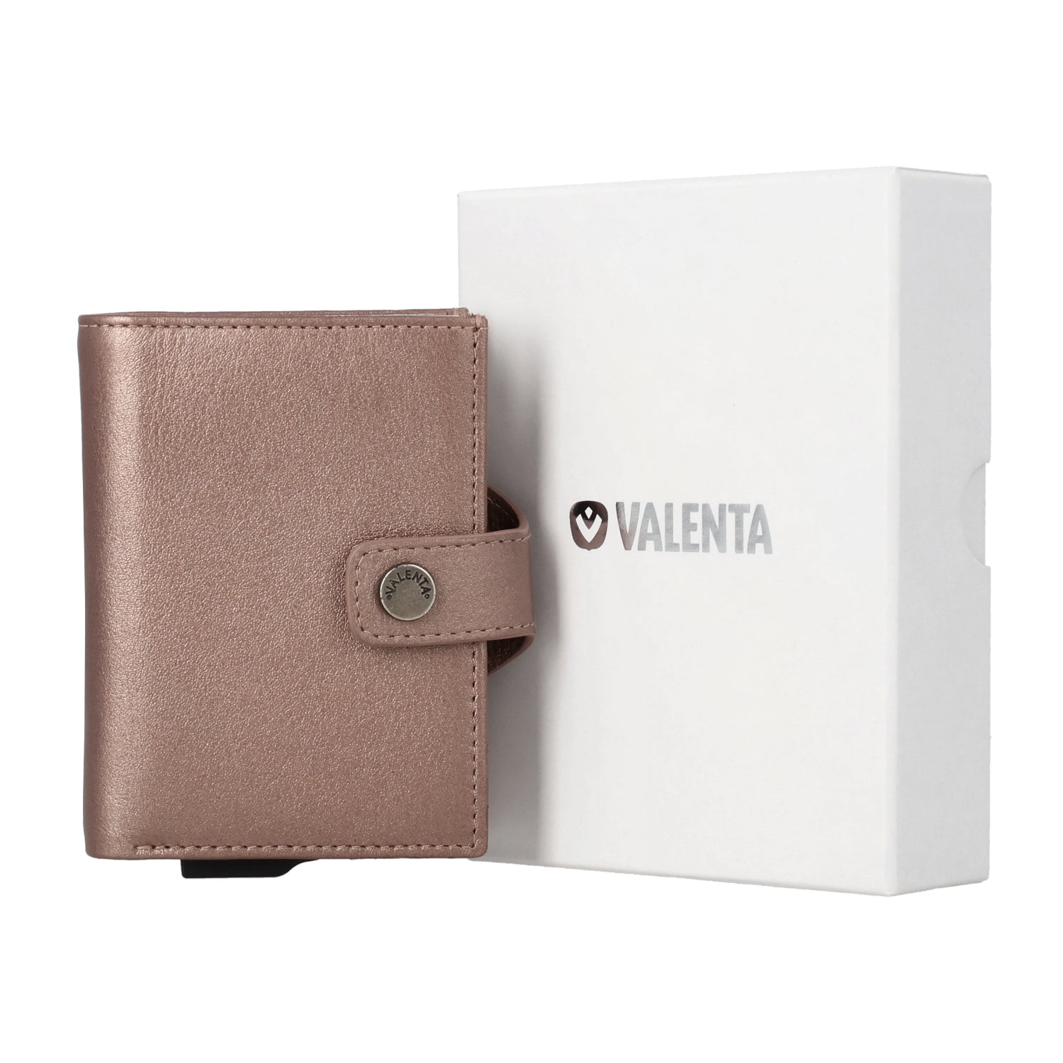 Card Case Plus Wallet Luxe Metallic Copper