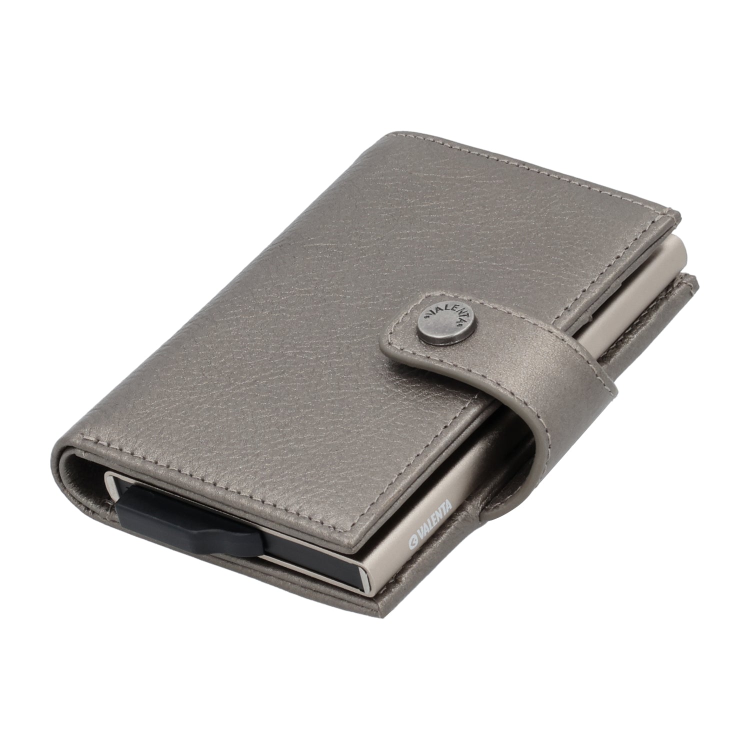 Card Case Plus Wallet Luxe Metallic Bronze