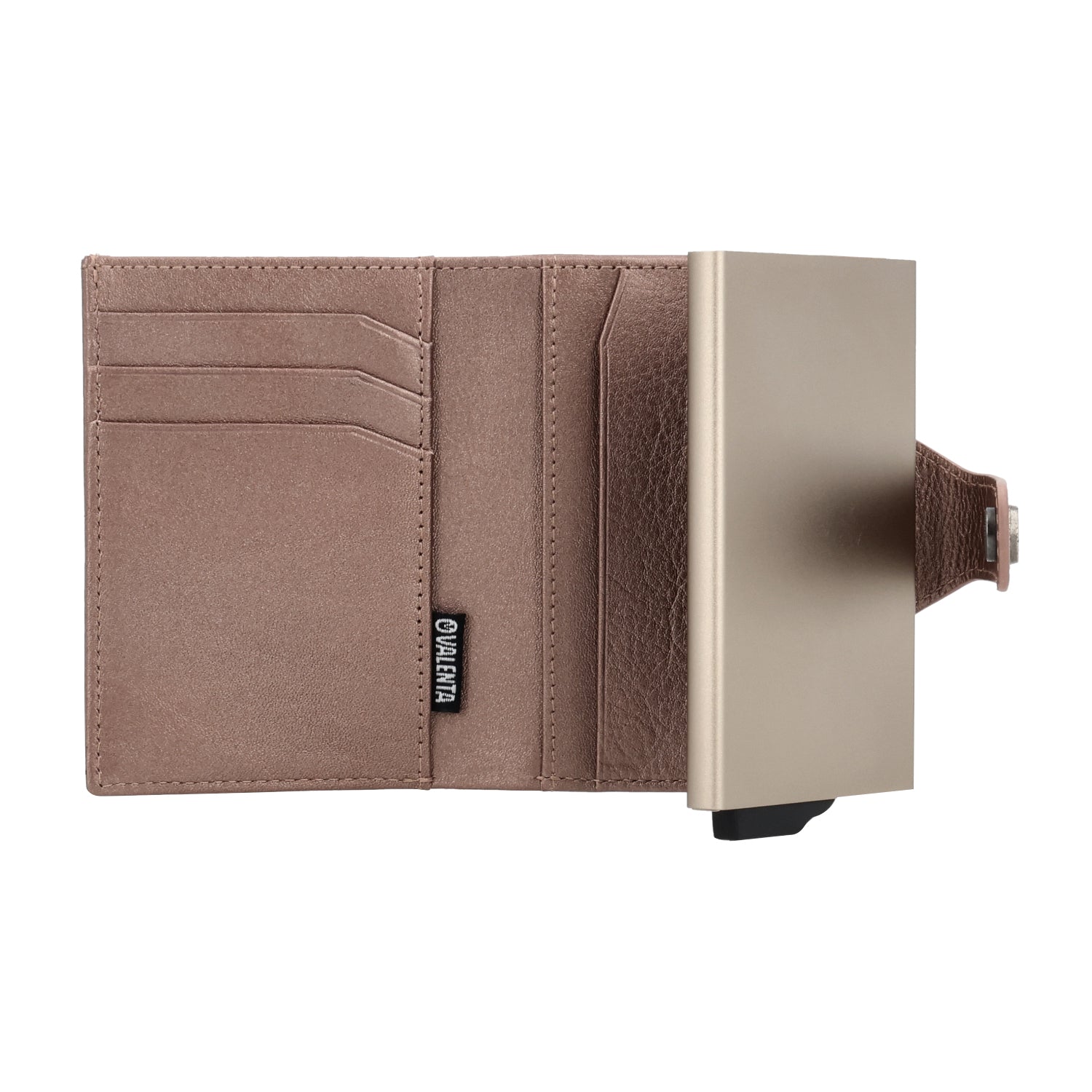 Card Case Plus Wallet Luxe Metallic Copper