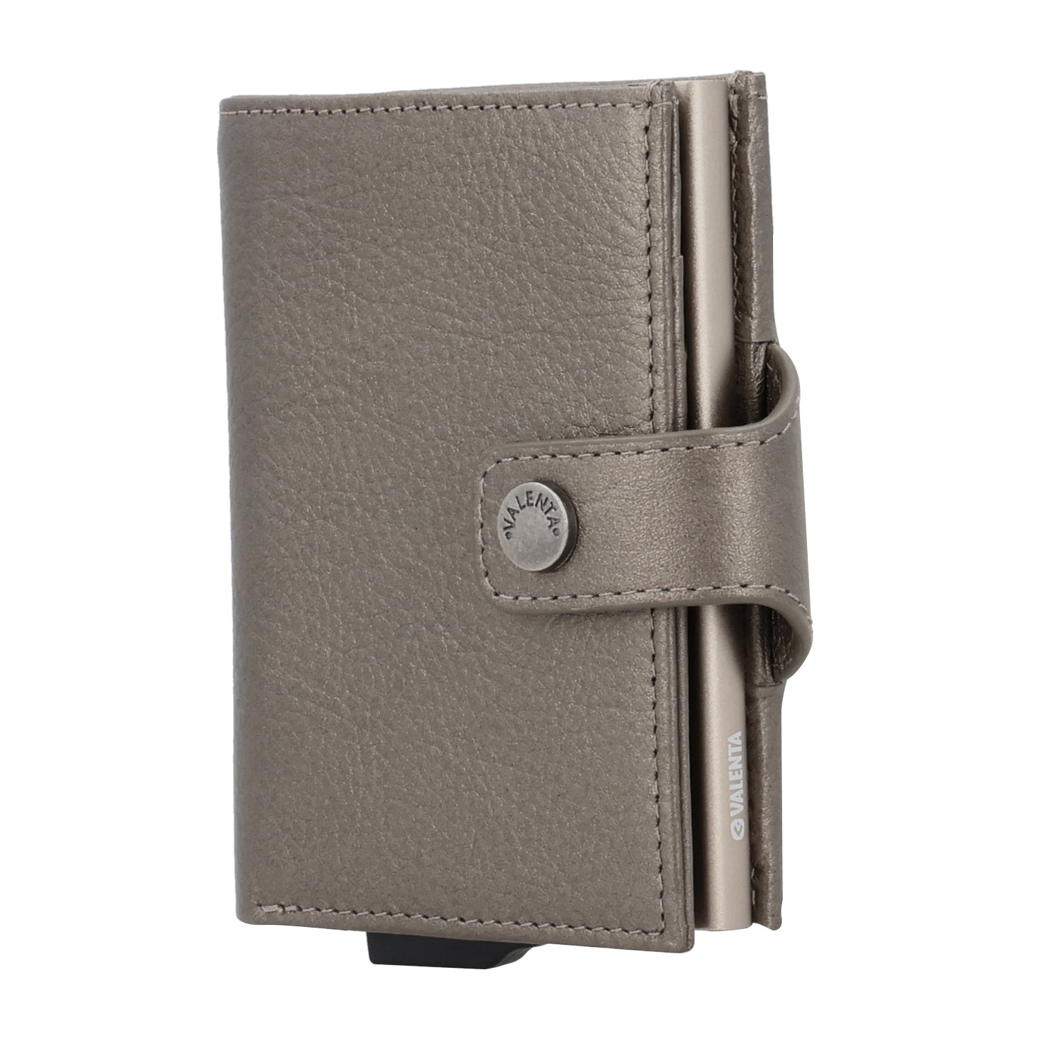 Card Case Plus Wallet Luxe Metallic Bronze