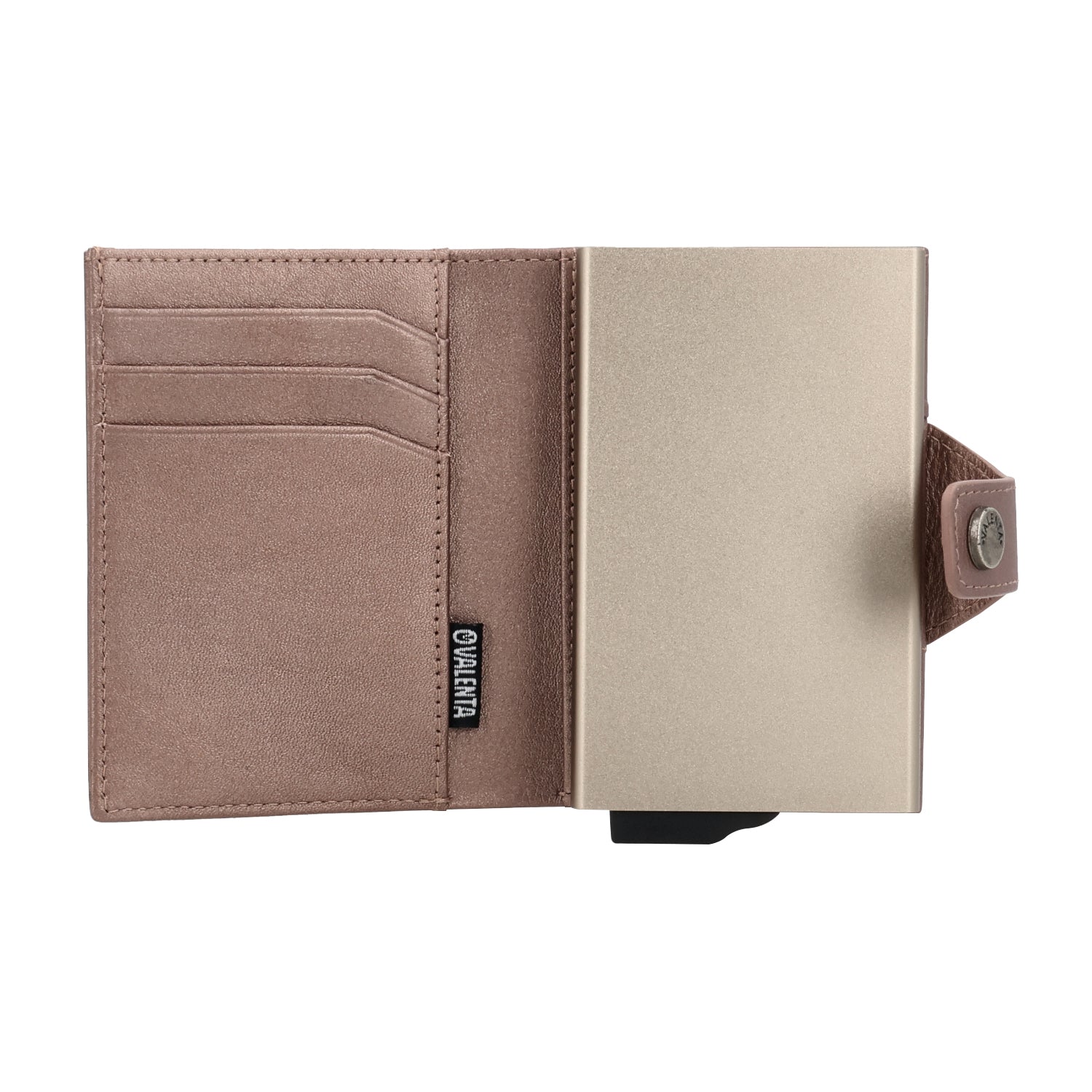 Card Case Plus Wallet Luxe Metallic Copper