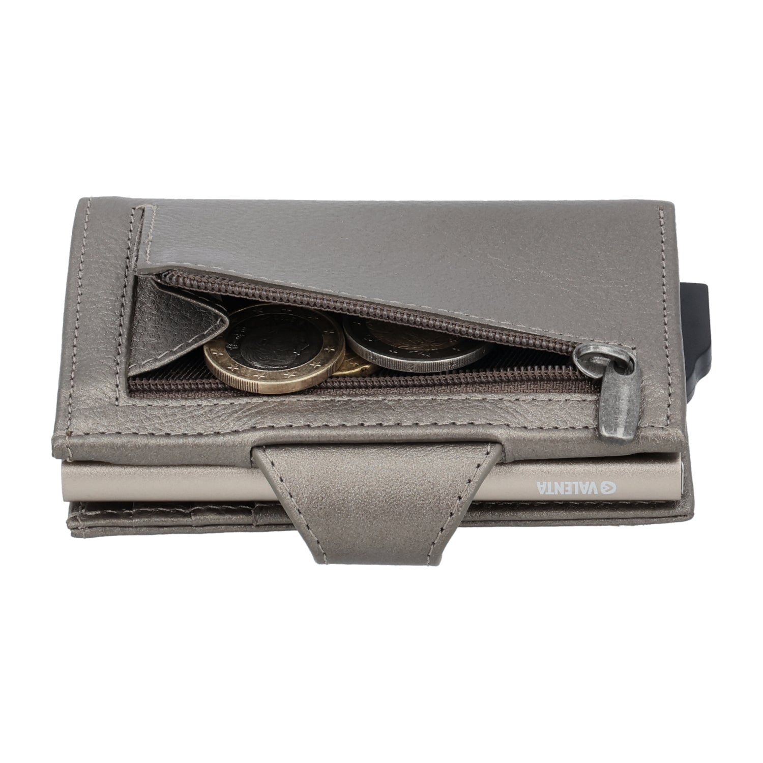 Card Case Plus Wallet Luxe Metallic Bronze