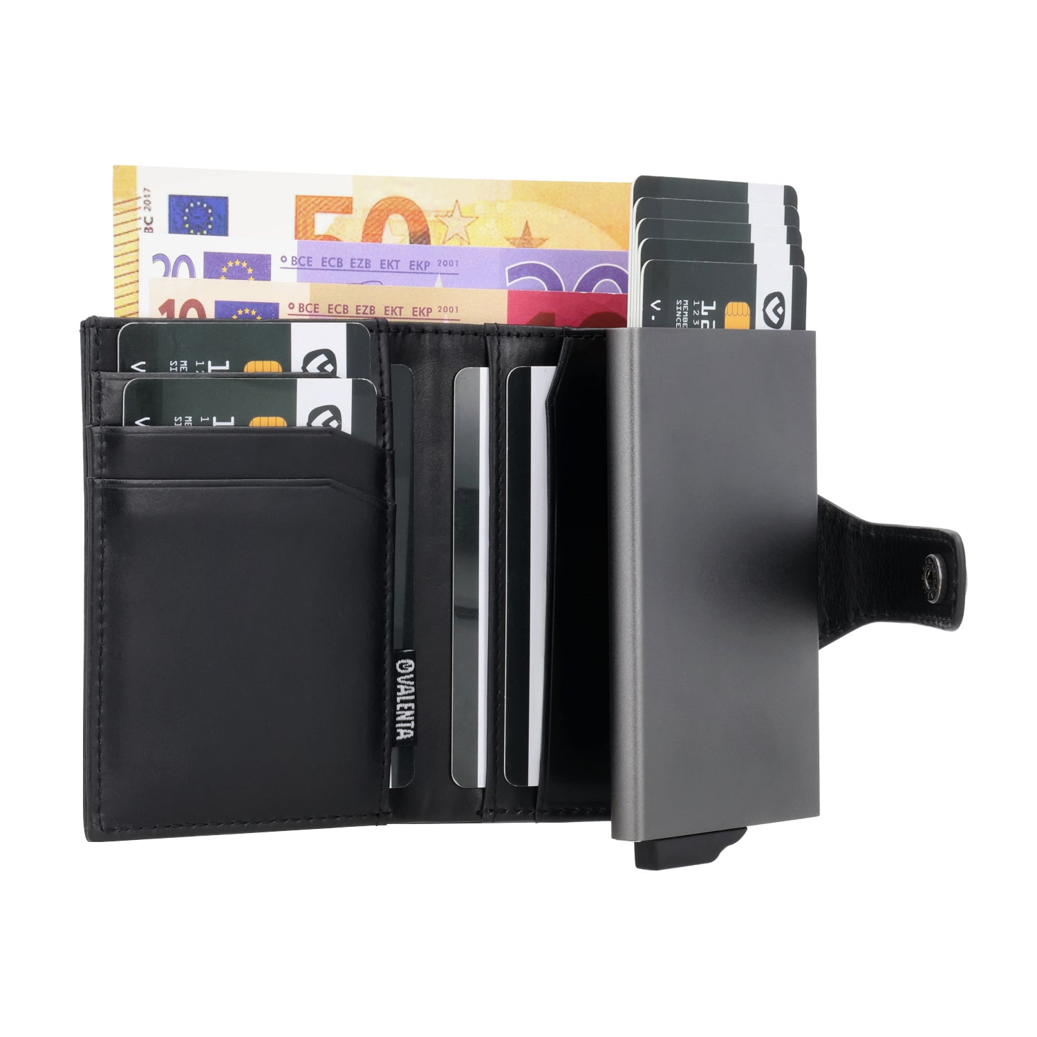 Card Case Plus Wallet Schwarz
