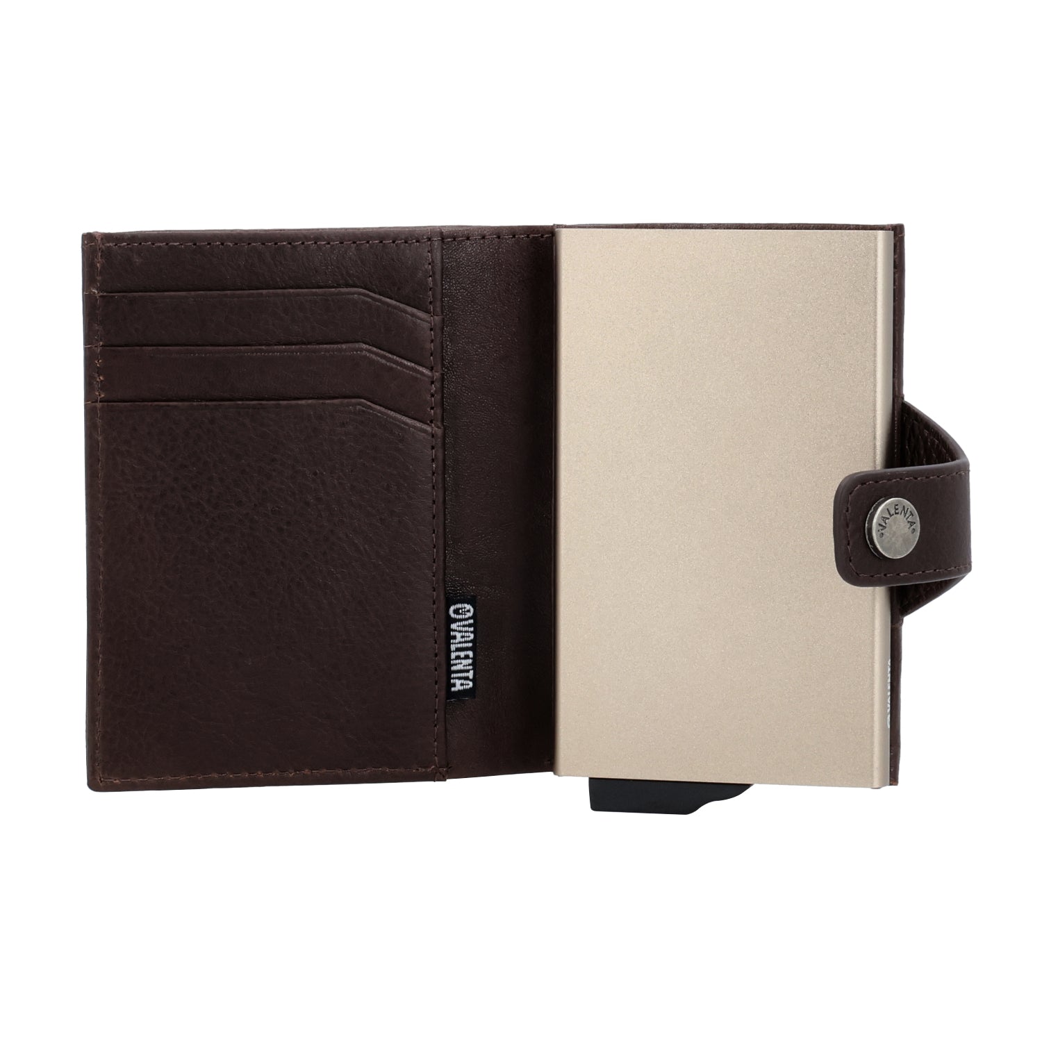 Card Case Plus Wallet Luxe Chocolate