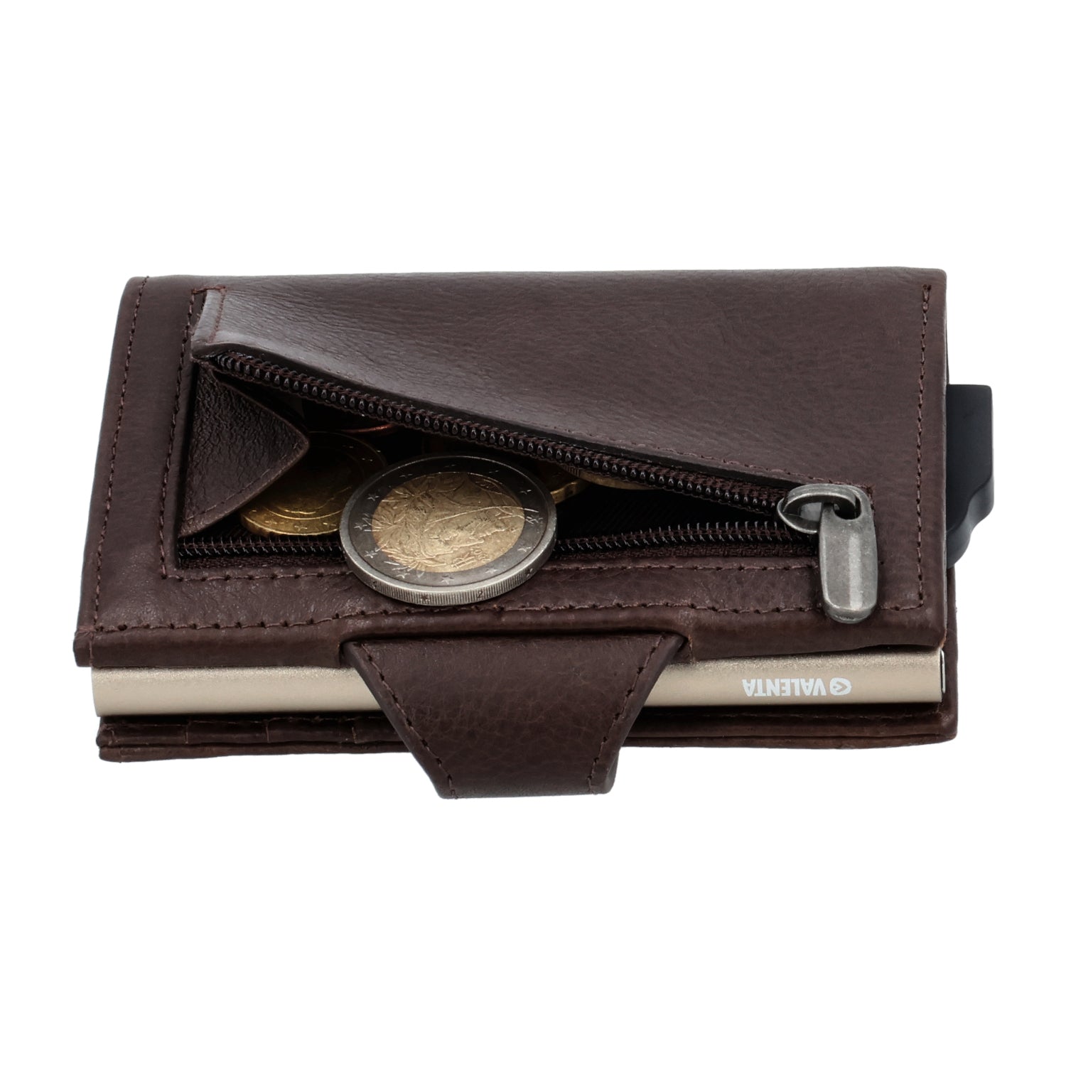 Card Case Plus Wallet Luxe Chocolate
