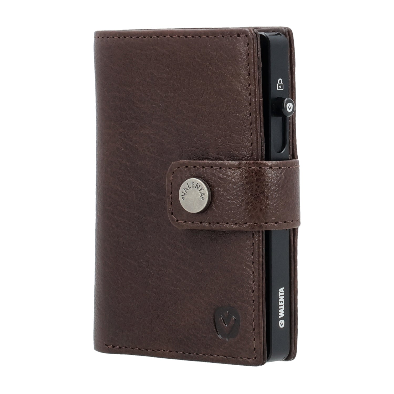 Cardprotector Black + Card Wallet Luxe Chocolate