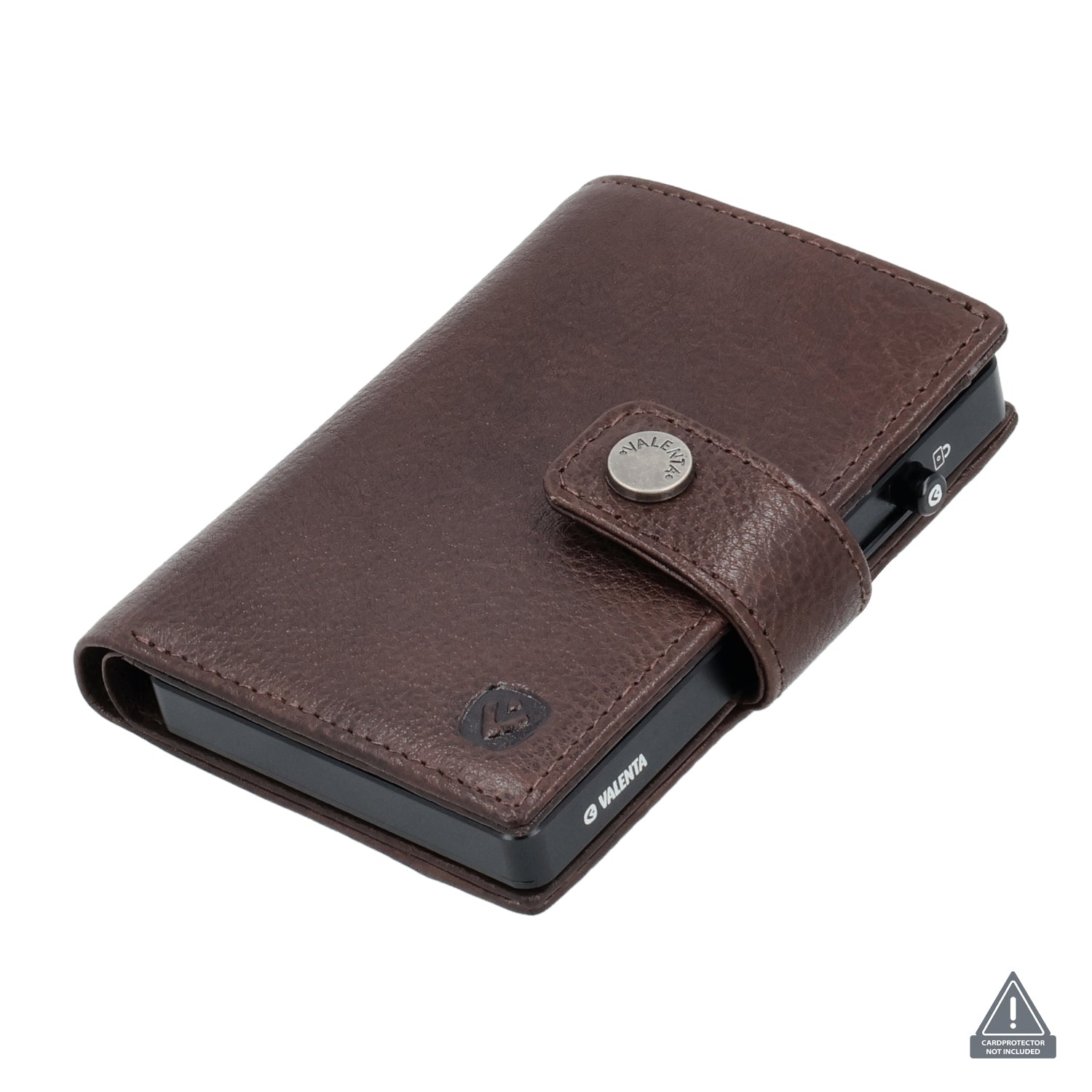 Card Wallet Leather MagSafe Luxe Chocolate