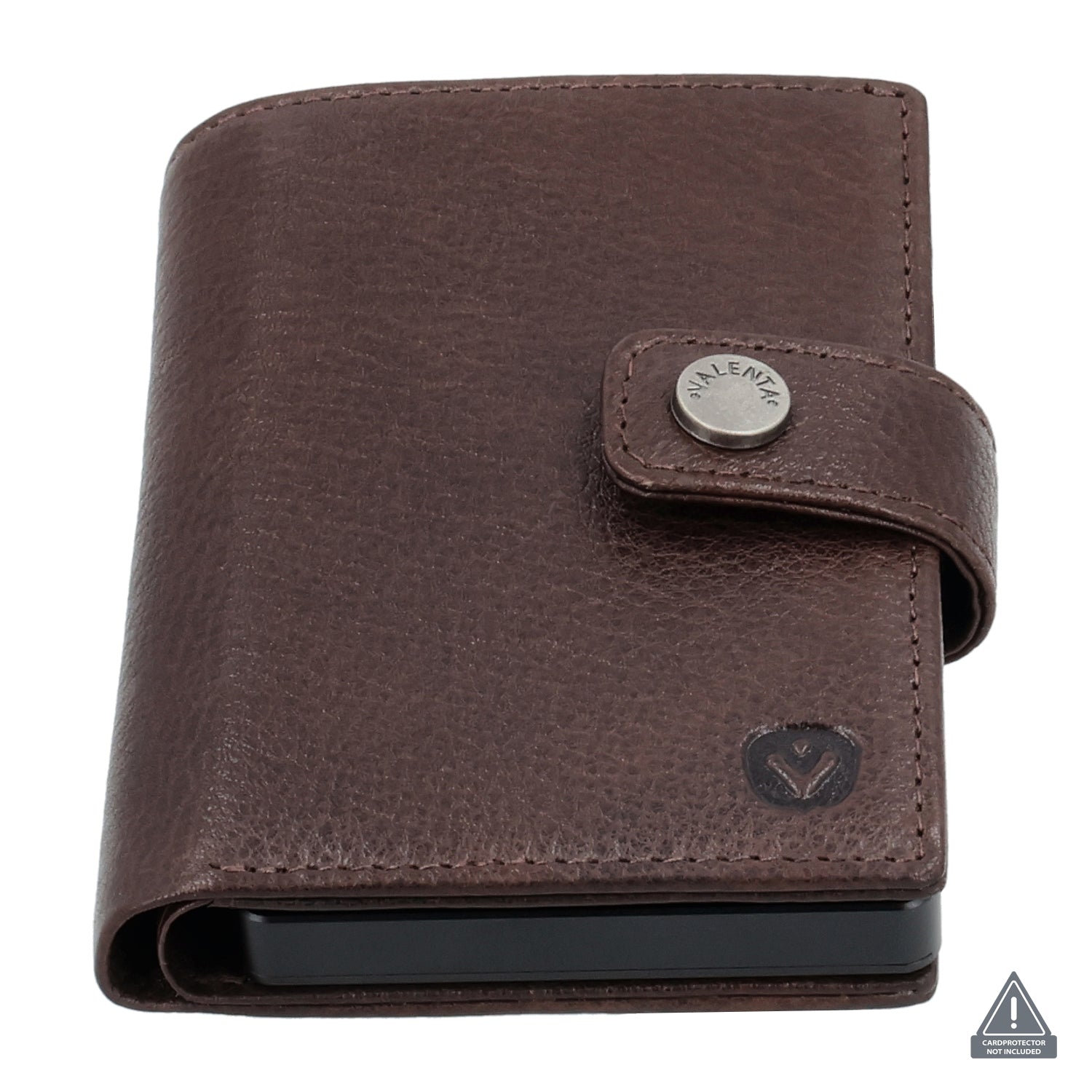 Card Wallet Leather MagSafe Luxe Chocolate