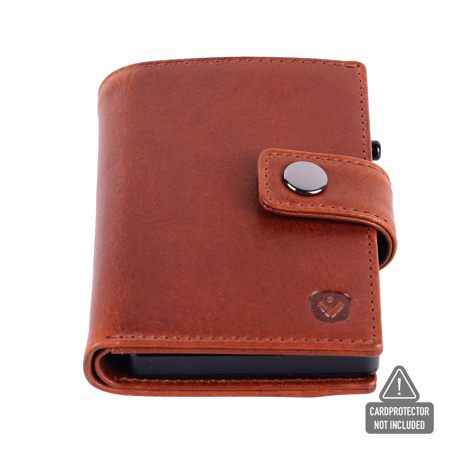 Card Wallet Leather MagSafe Luxe Cognac - Main Image