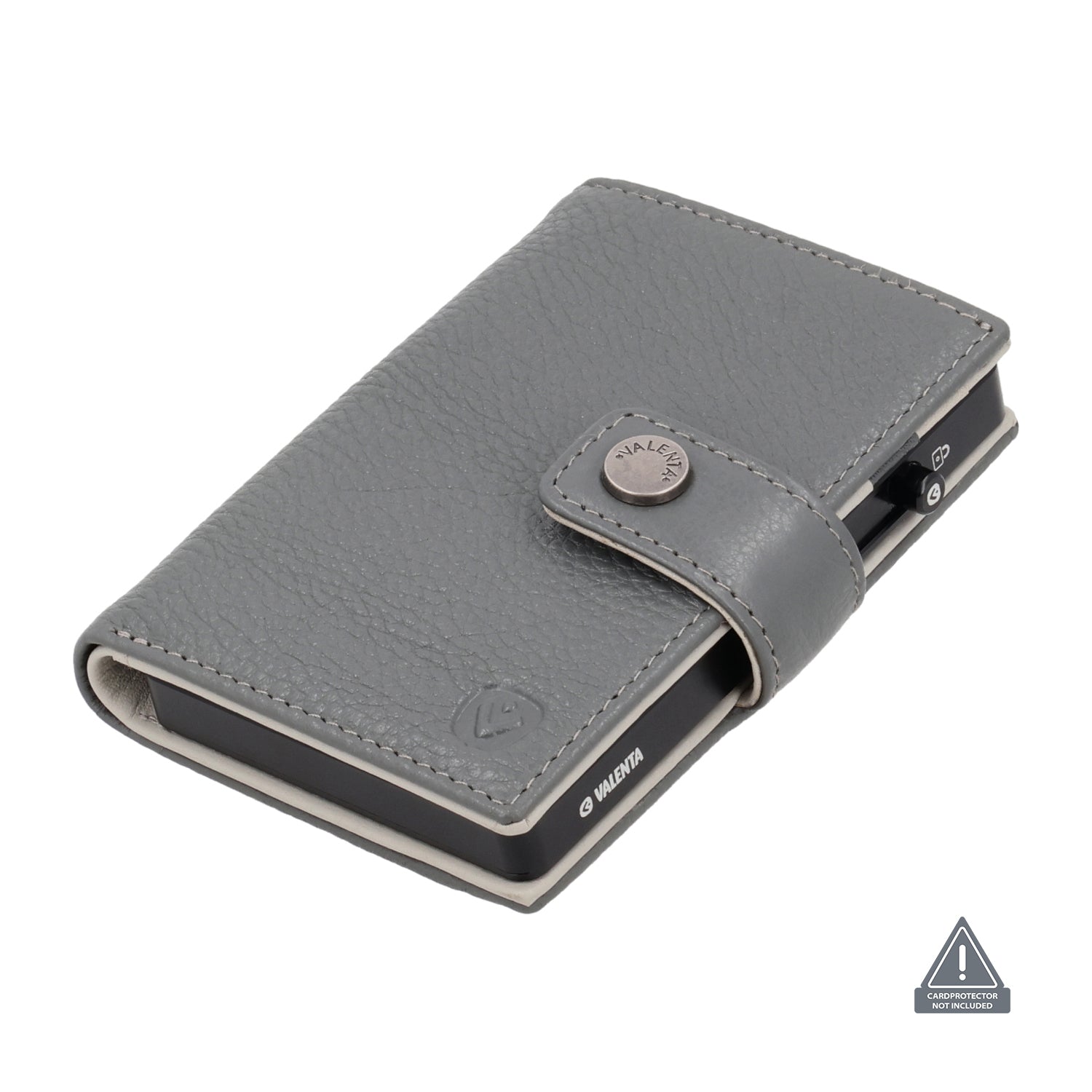 Card Wallet Leder MagSafe Luxe Grau