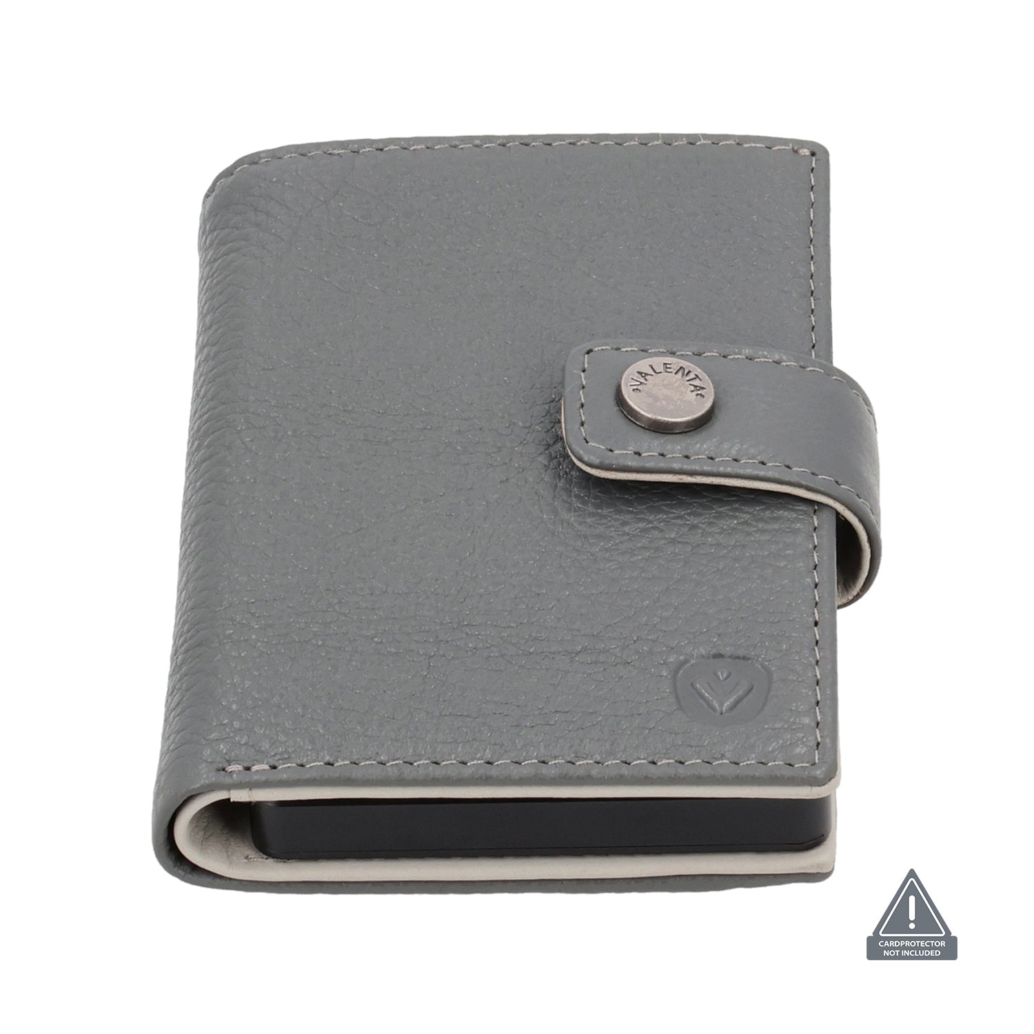 Card Wallet Leder MagSafe Luxe Grau