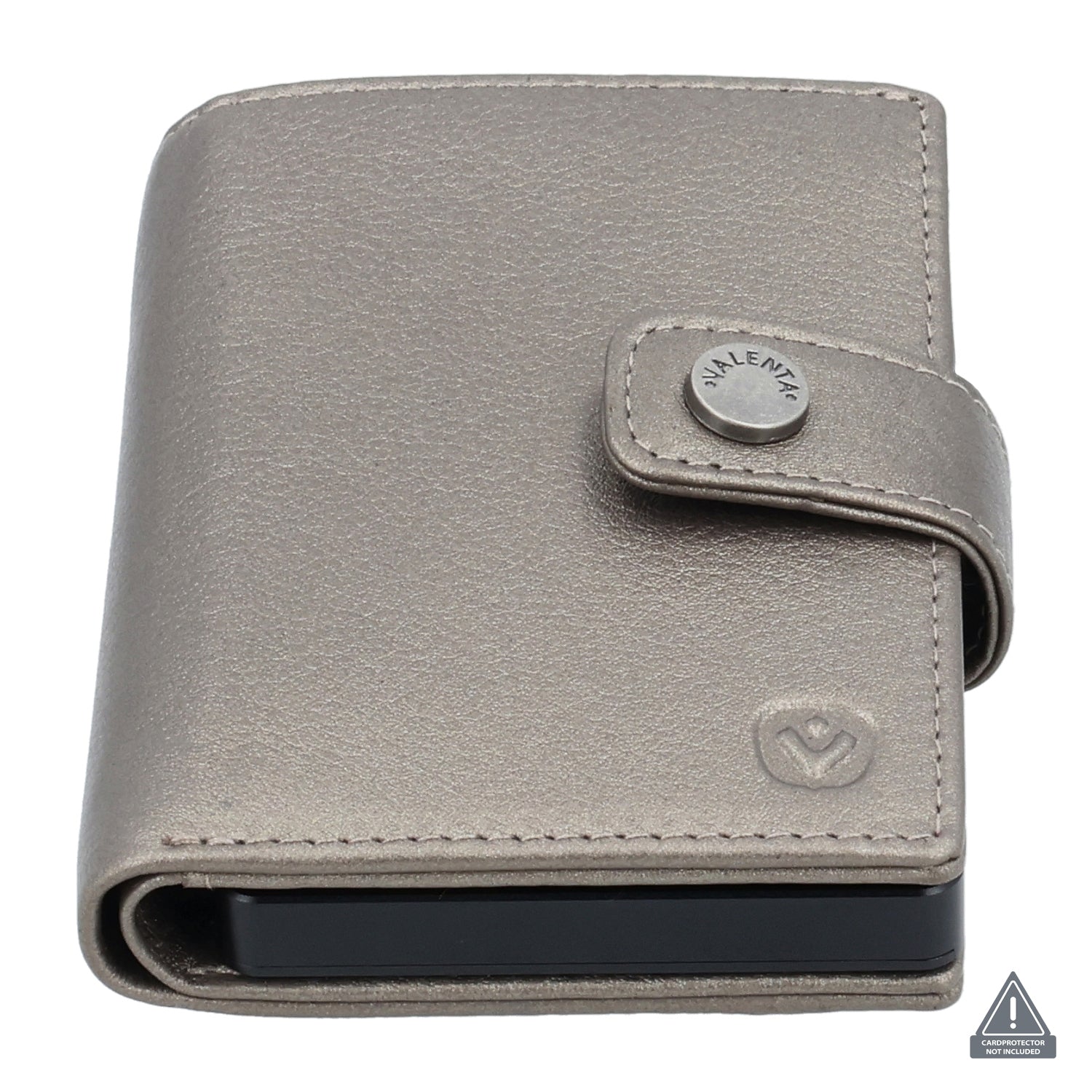 Card Wallet Leather MagSafe Luxe Metallic Bronze