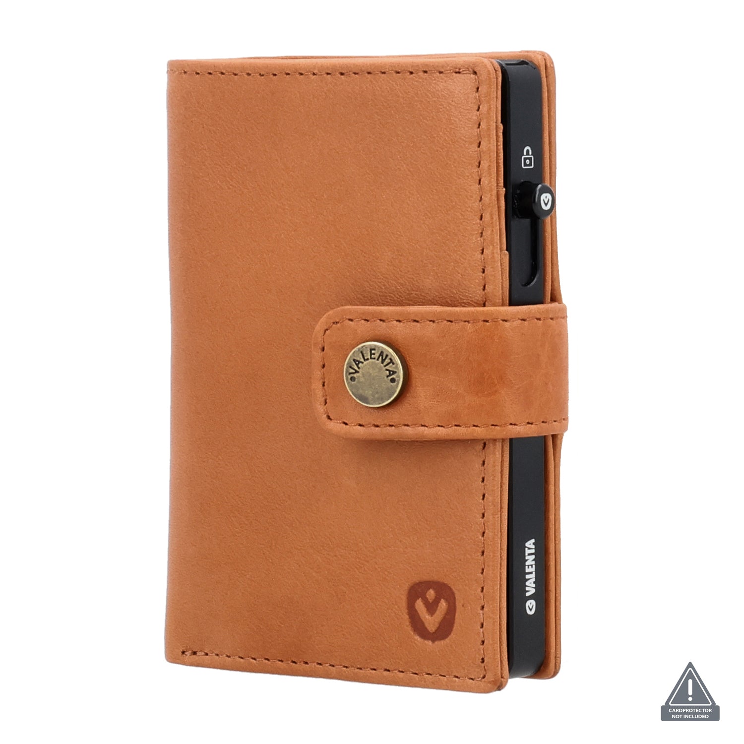 Card Wallet Leather MagSafe Luxe Tan