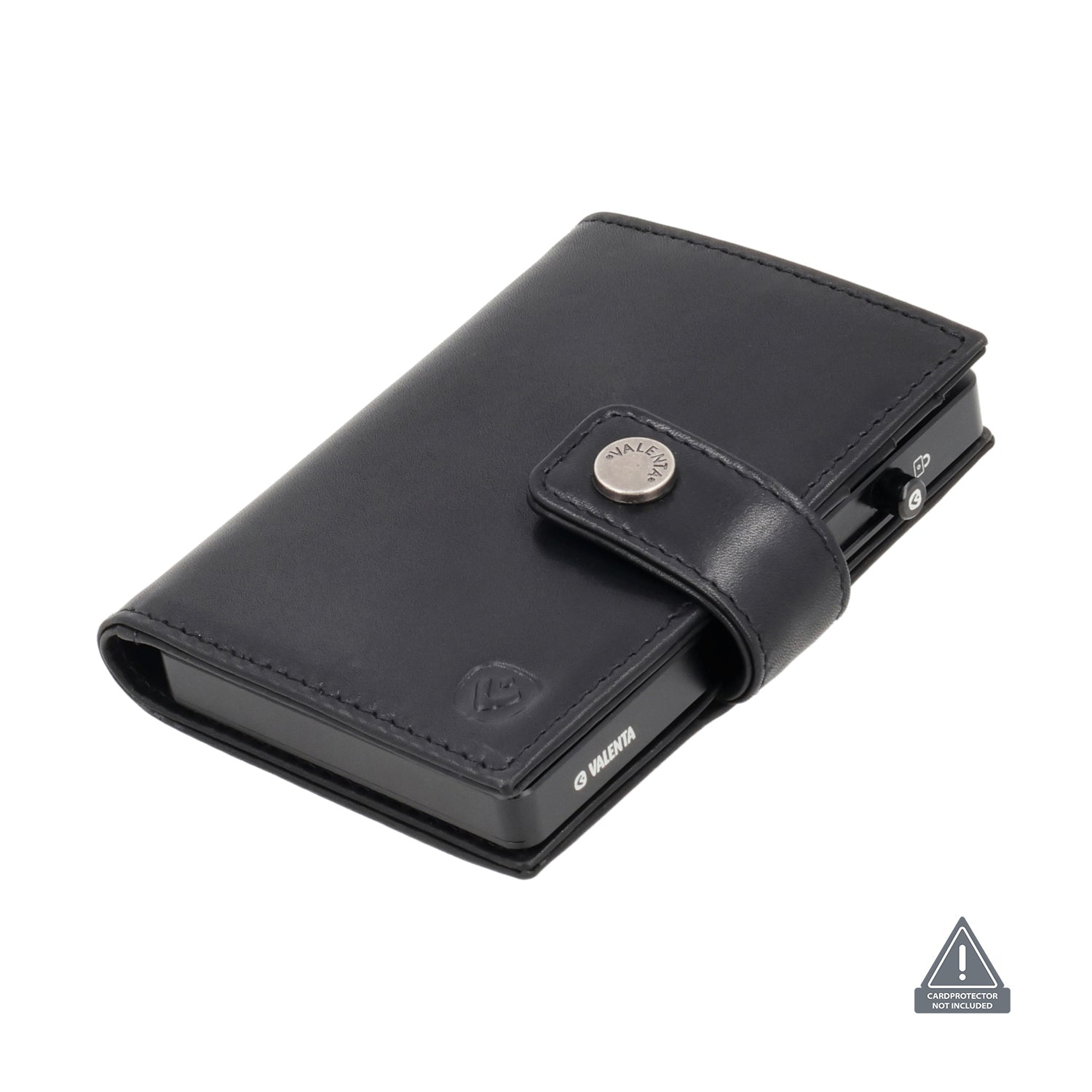 Card Wallet Leather MagSafe Schwarz