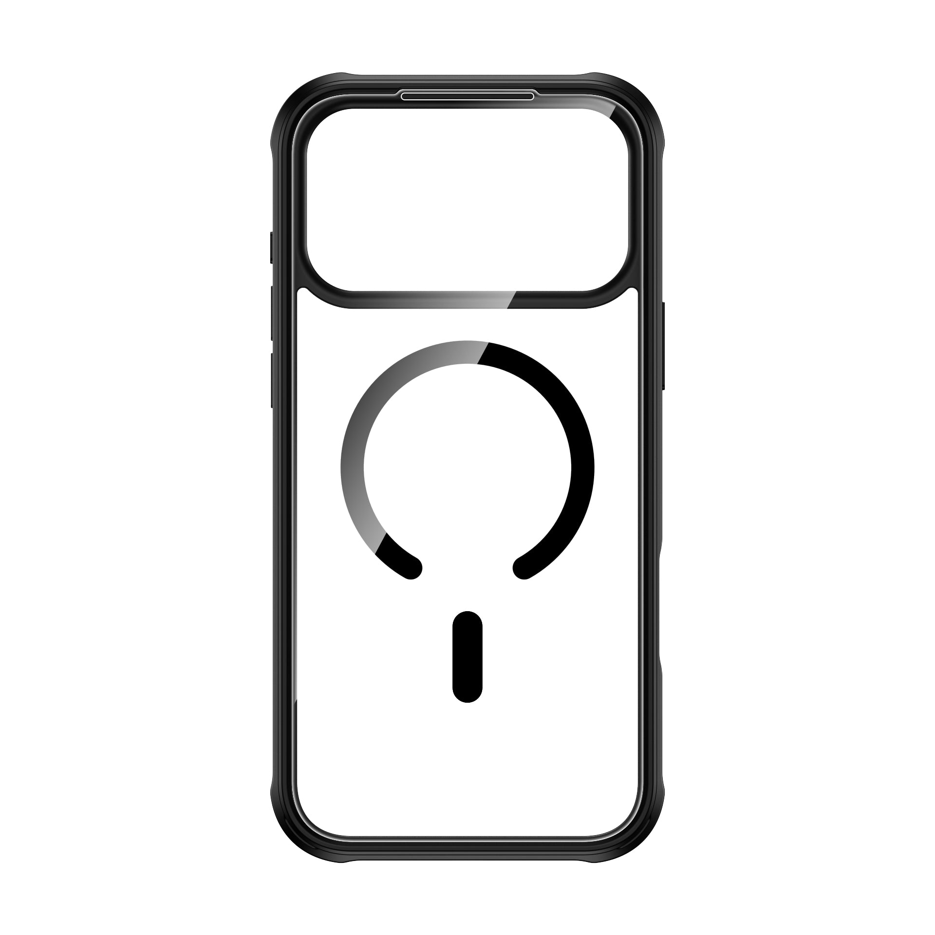 Full Cover MagSafe - Glass/PC Black iPhone 17 Pro