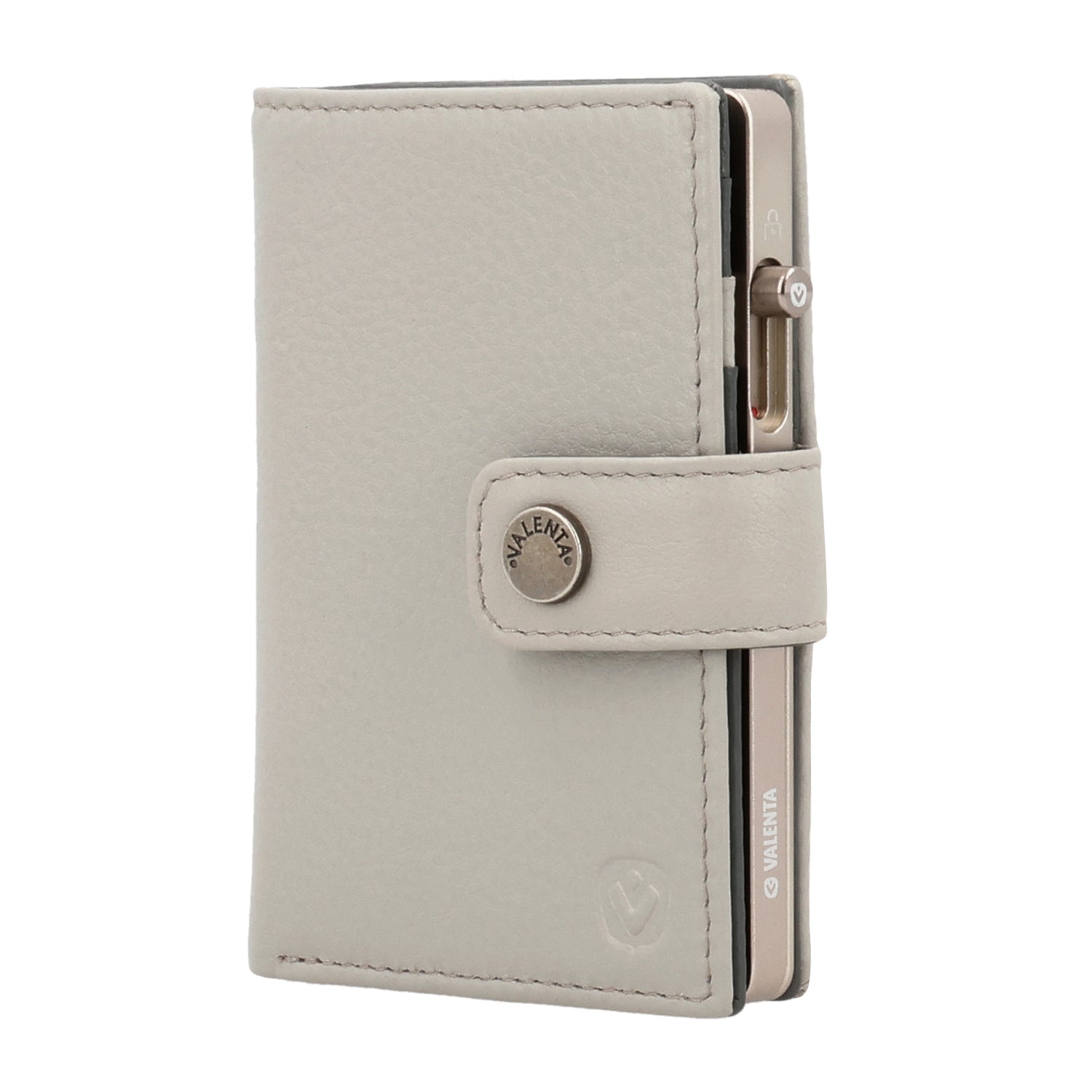 Cardprotector Stand Titanium Natural + Card Wallet Luxe Off-White