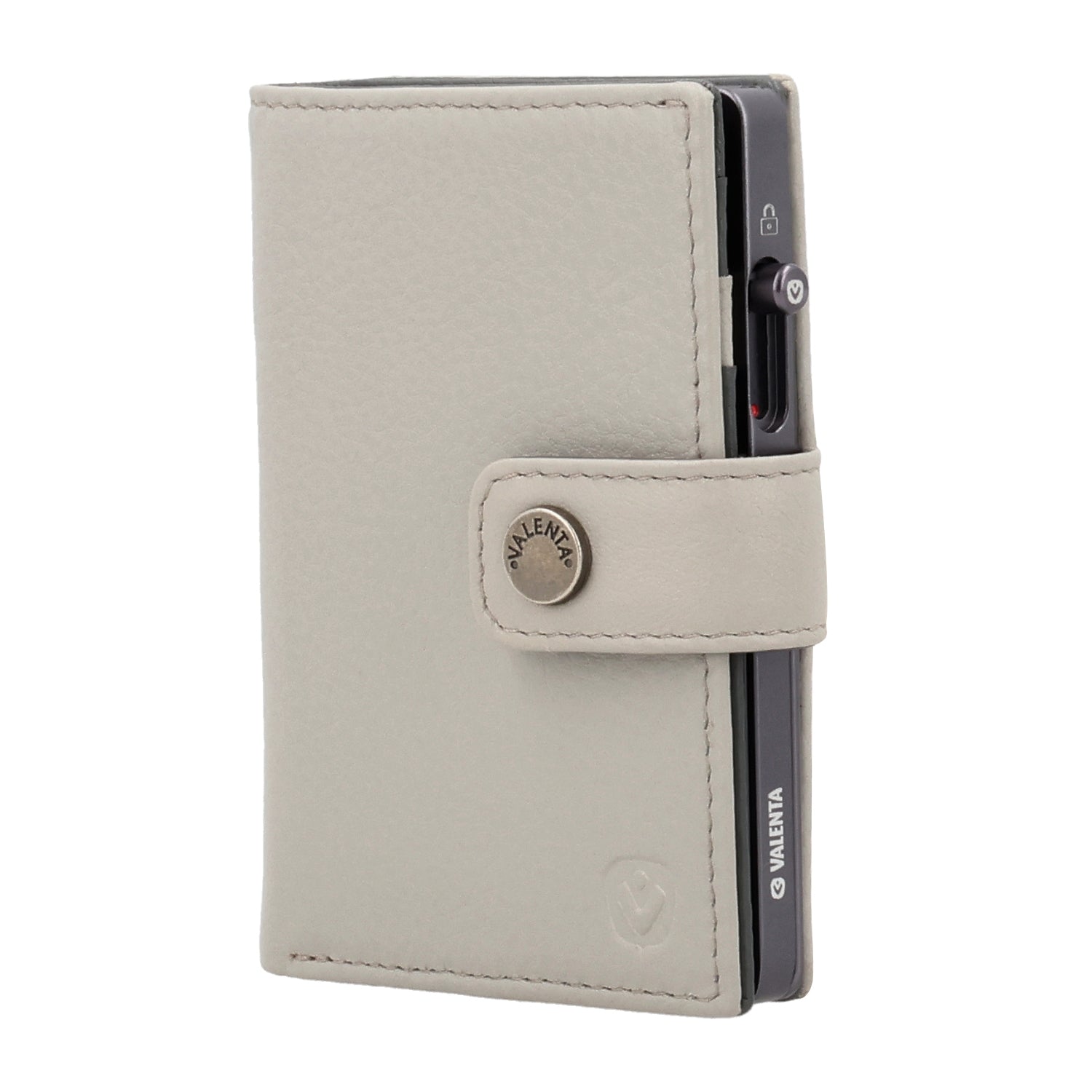 Cardprotector Stand Graphite Grey + Card Wallet Luxe Off-White