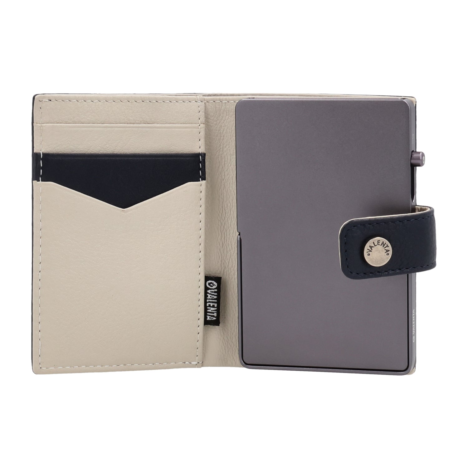 Cardprotector Stand Graphite Grey + Card Wallet Luxe Navy