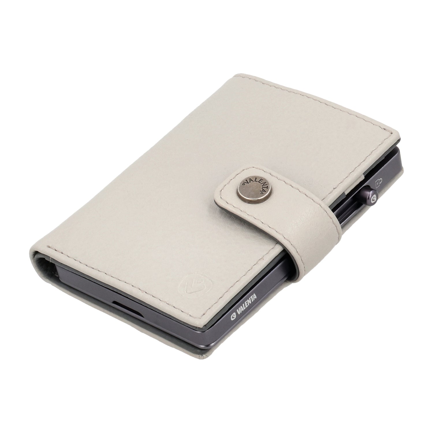Cardprotector Stand Graphite Grey + Card Wallet Luxe Off-White