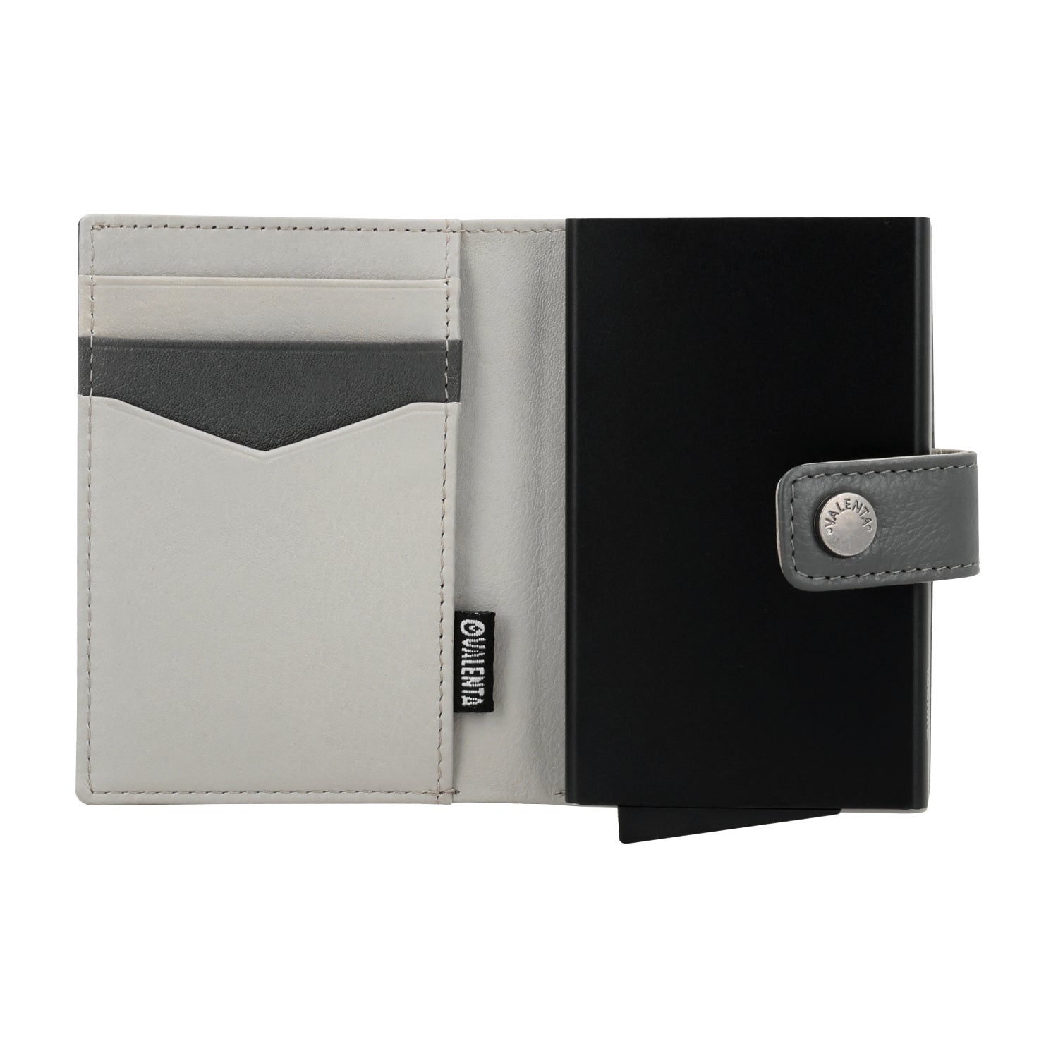 Cardprotector Plus Black + Card Wallet Luxe Grey