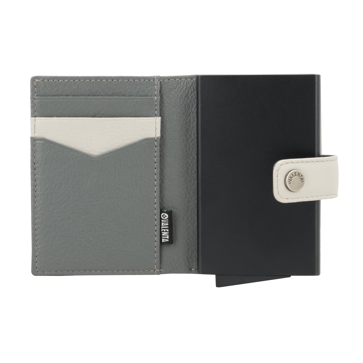 Cardprotector Plus Black + Card Wallet Luxe Off-White