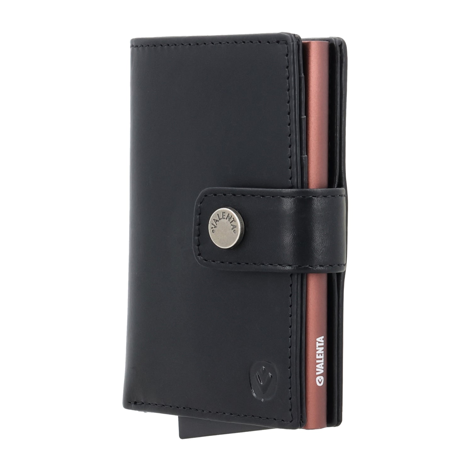Cardprotector Plus Dark Brown + Card Wallet Luxe Black