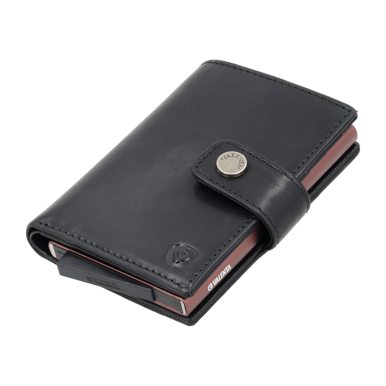 Cardprotector Plus Dark Brown + Card Wallet Luxe Black