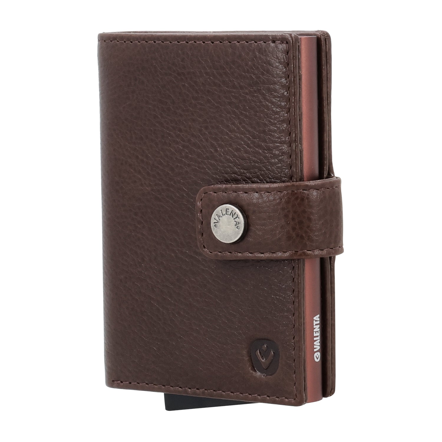 Cardprotector Plus Dark Brown + Card Wallet Luxe Chocolate